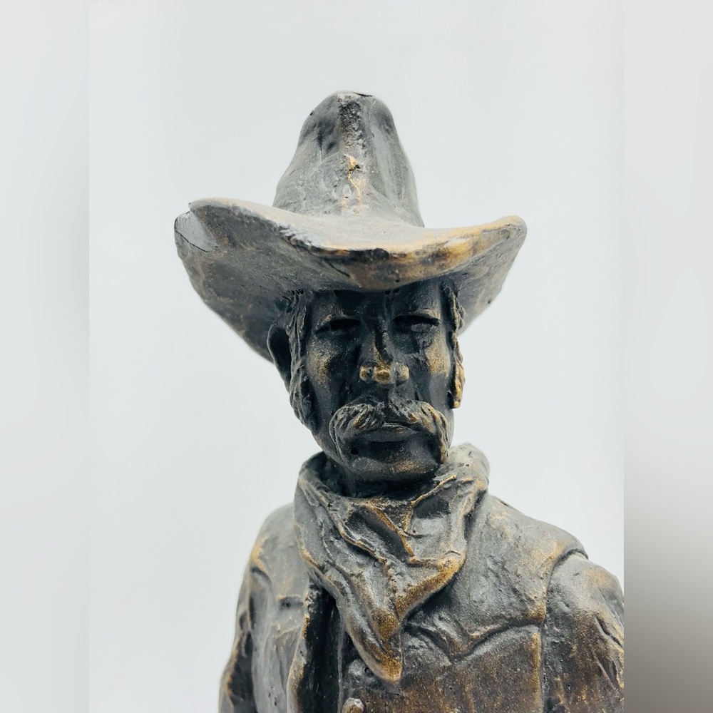 Vintage Tim Jackson Sculpture Cowboy Figure Western Figurine Collectible Decor - Picture 9 of 16